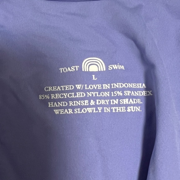 NWOT Toast Swim High Cut One Piece Swimsuit - Picture 3 of 3